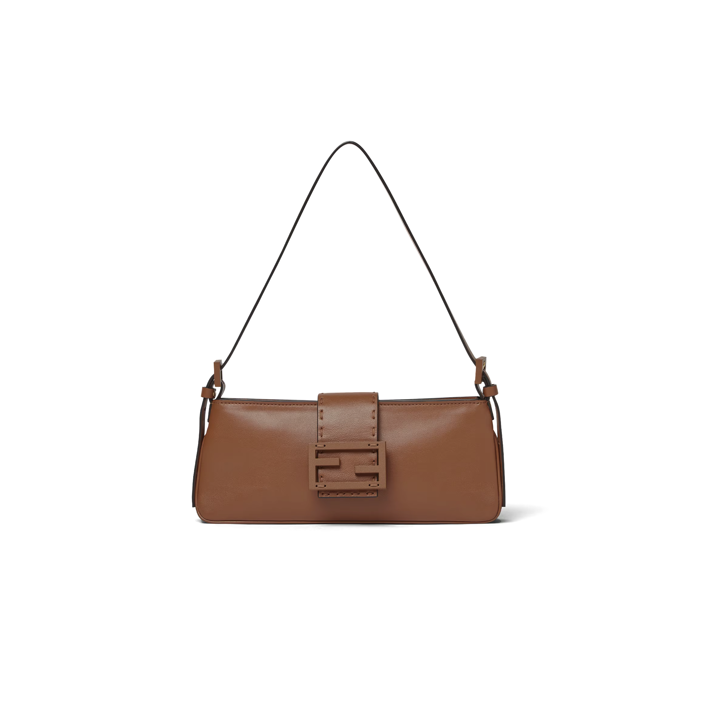 F**di baby b. tan leather mini-bag 8bs117ayj1f1ujk (25*10.5*3cm)